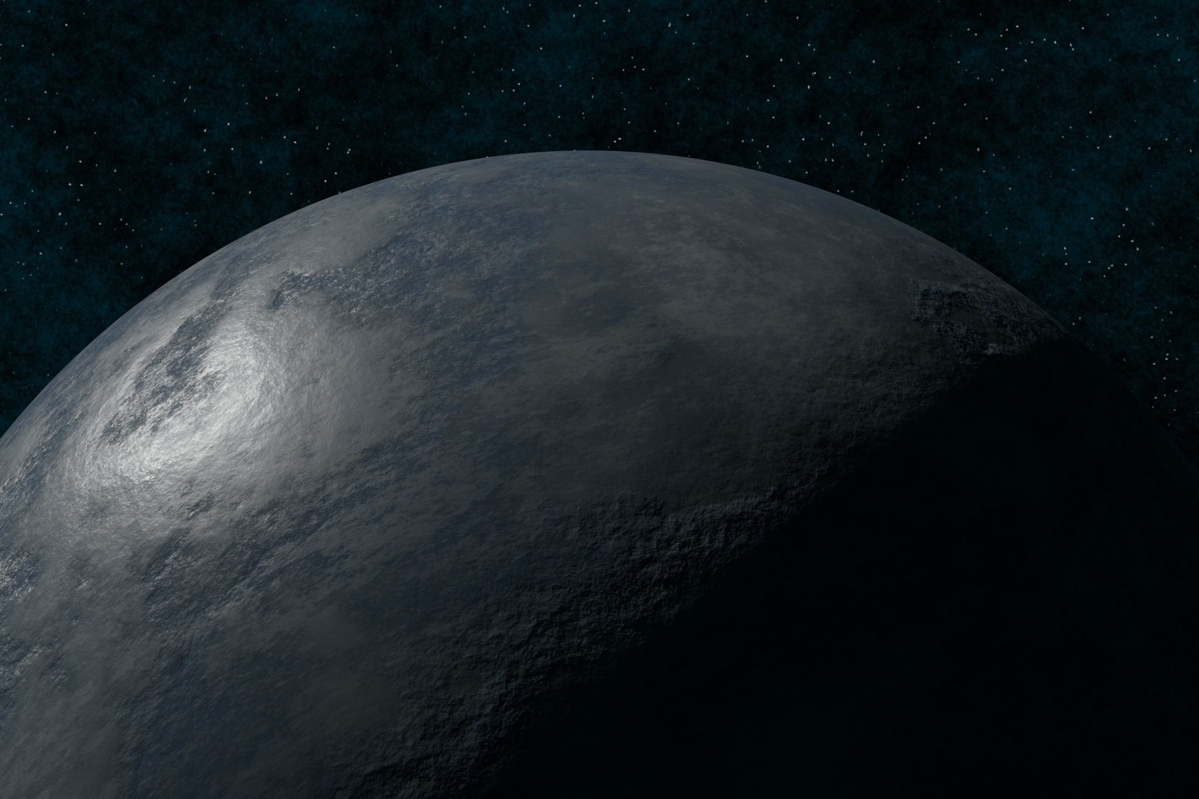 Ice planet 002-alfa Low-poly 3D model_2