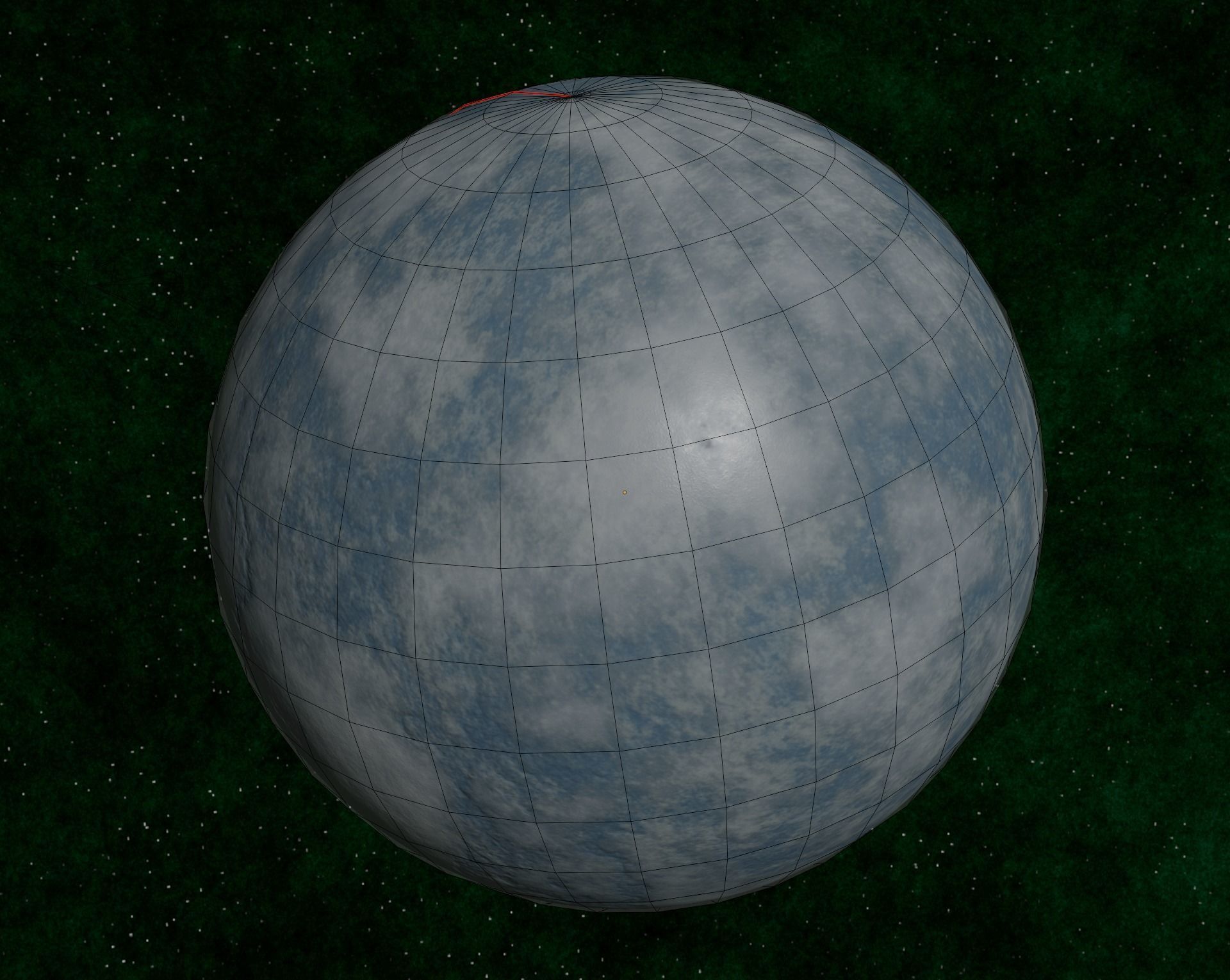 Ice planet 002-alfa Low-poly 3D model_10