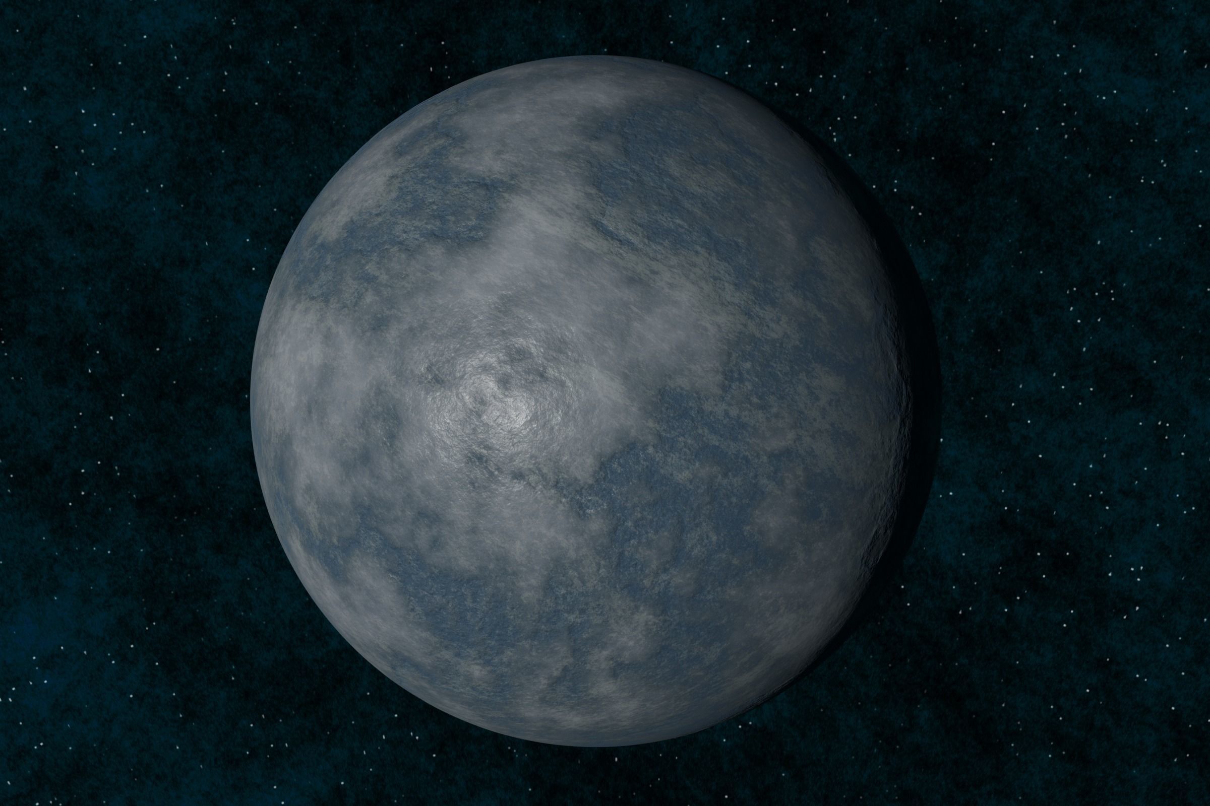 Ice planet 002-alfa Low-poly 3D model_1