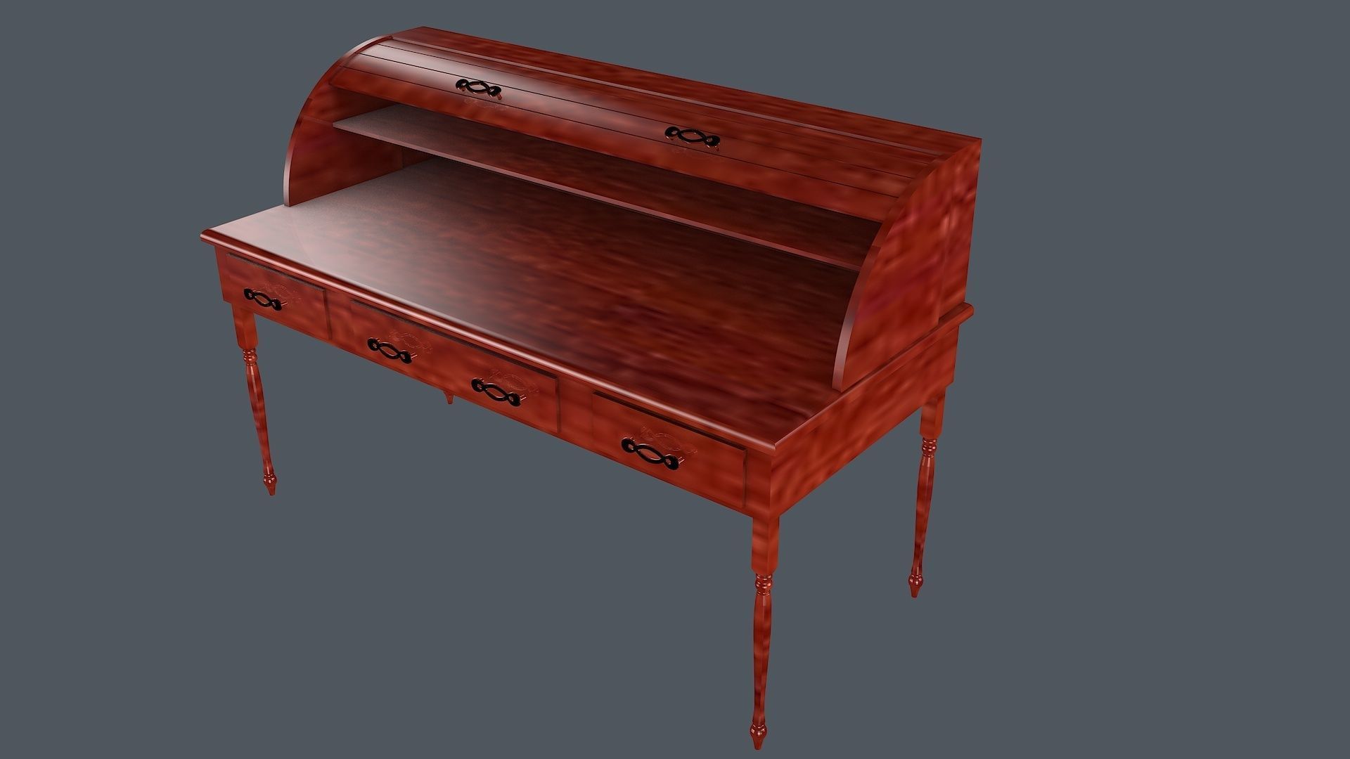 HOME OFFICE DESK 3D model_1