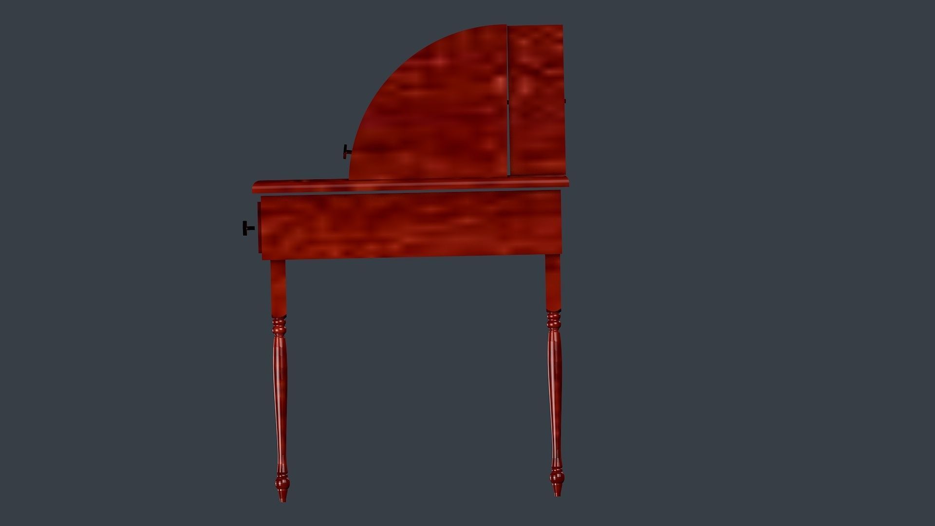 HOME OFFICE DESK 3D model_4