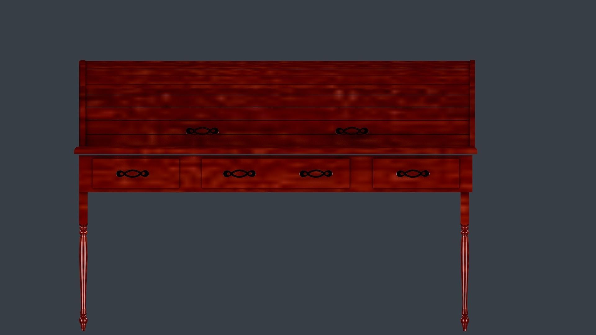 HOME OFFICE DESK 3D model_3