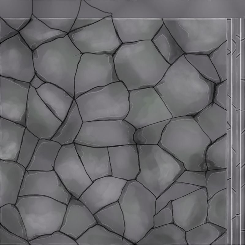 Low Poly Medieval Tavern 3D model_19