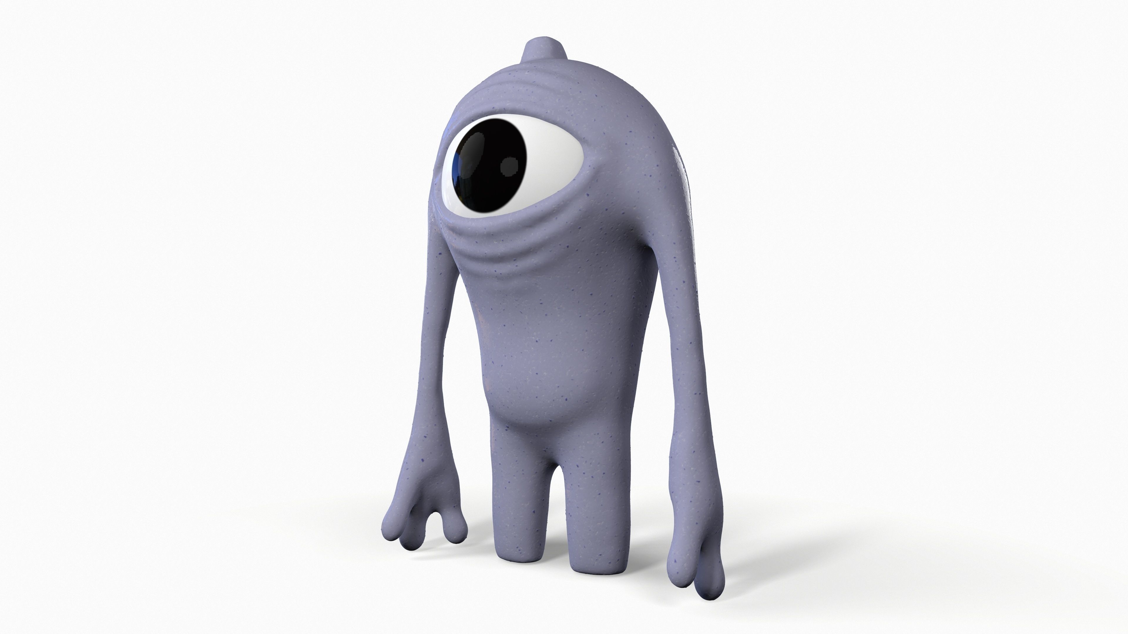Cartoon character monster 3D print model_3