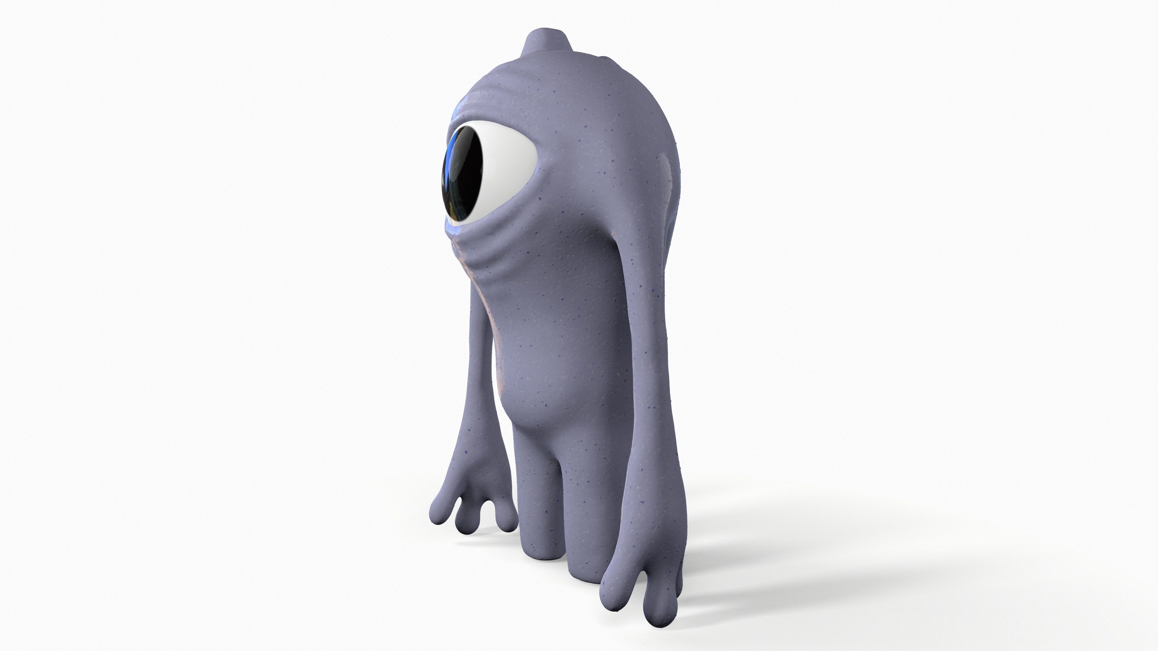 Cartoon character monster 3D print model_4