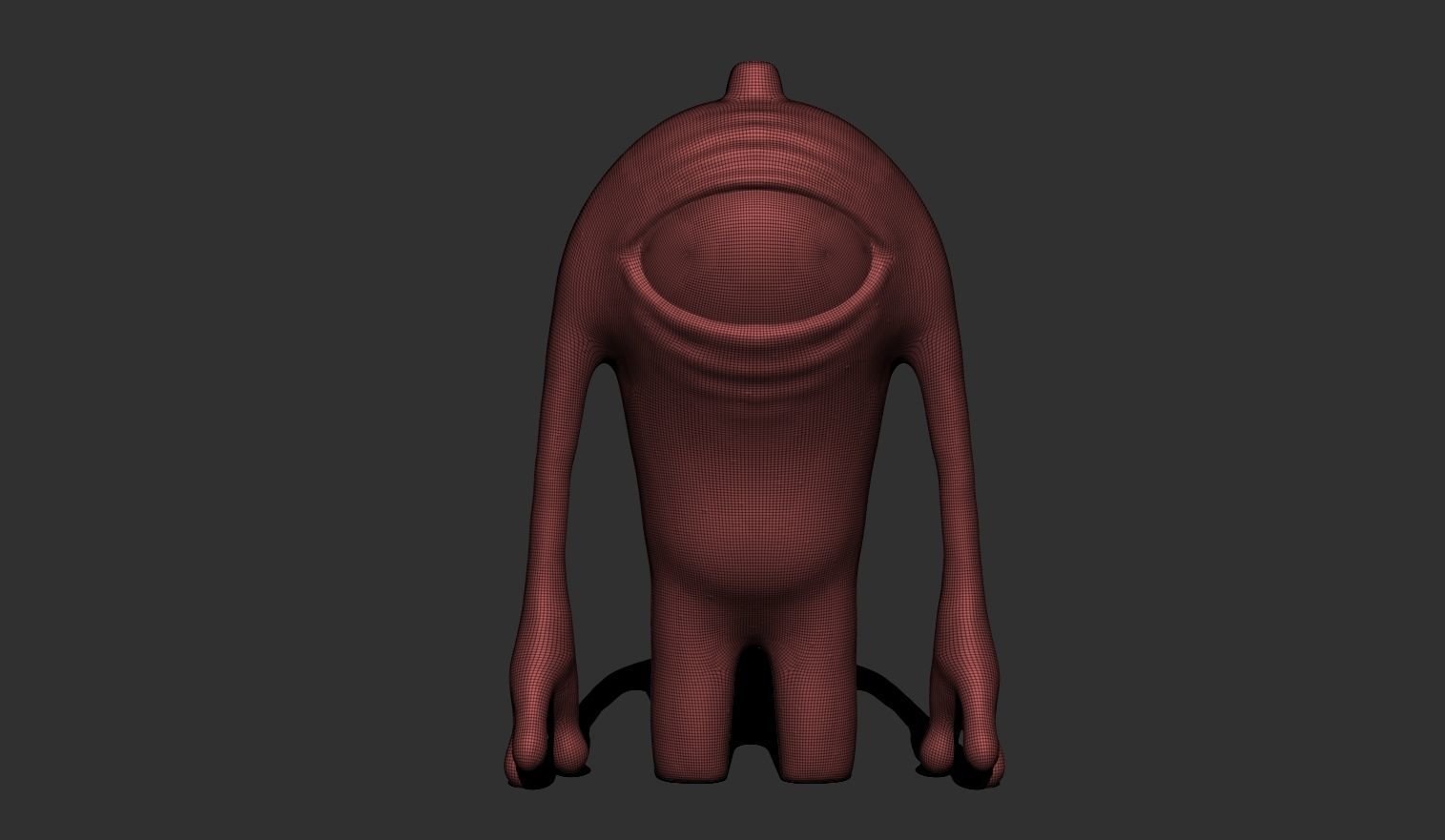 Cartoon character monster 3D print model_8