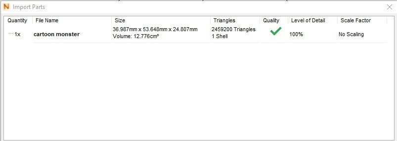 Cartoon character monster 3D print model_13