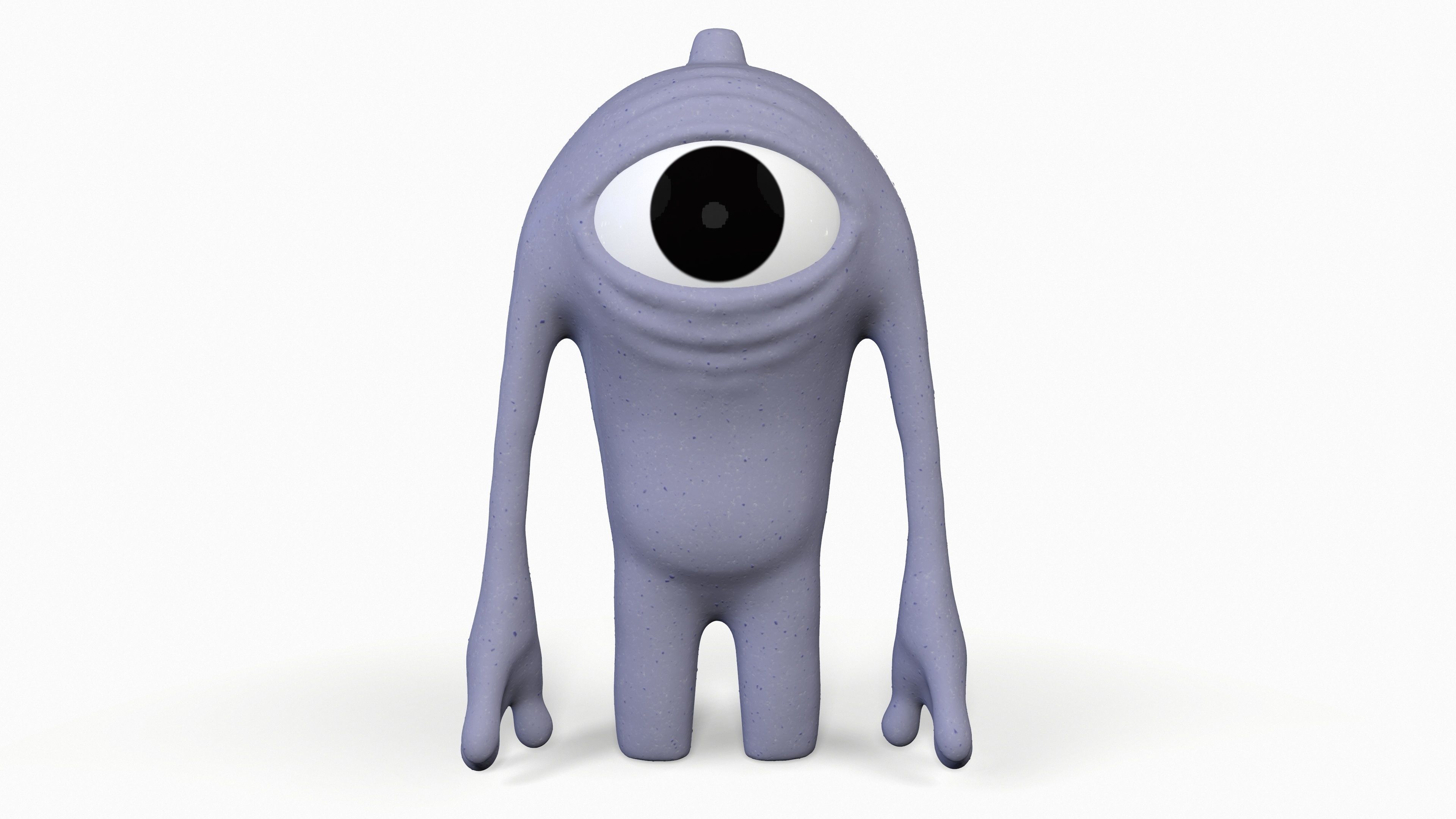 Cartoon character monster 3D print model_2