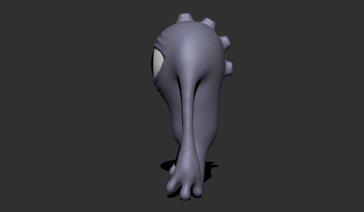 Cartoon character monster 3D print model_9
