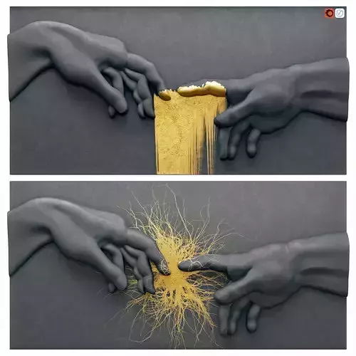 Creation of Adam by Michelangelo 