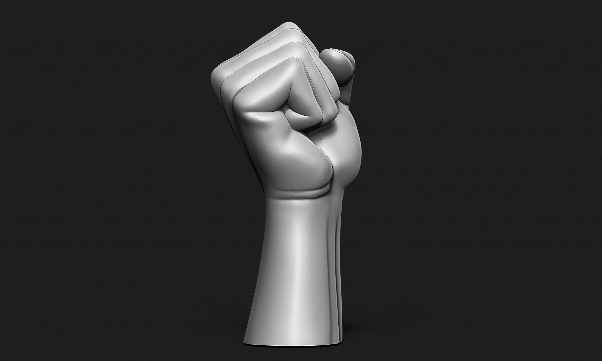 Fist Printable 3D print model_5