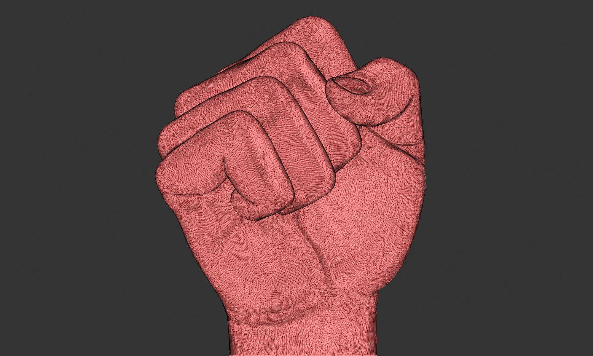 Fist Printable 3D print model_7