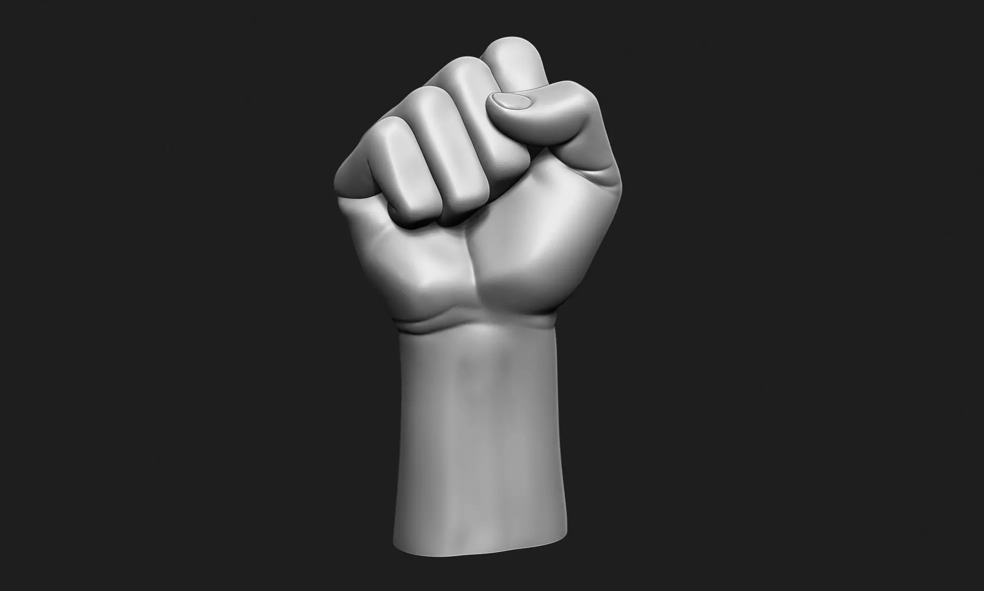 Fist Printable 3D print model_0
