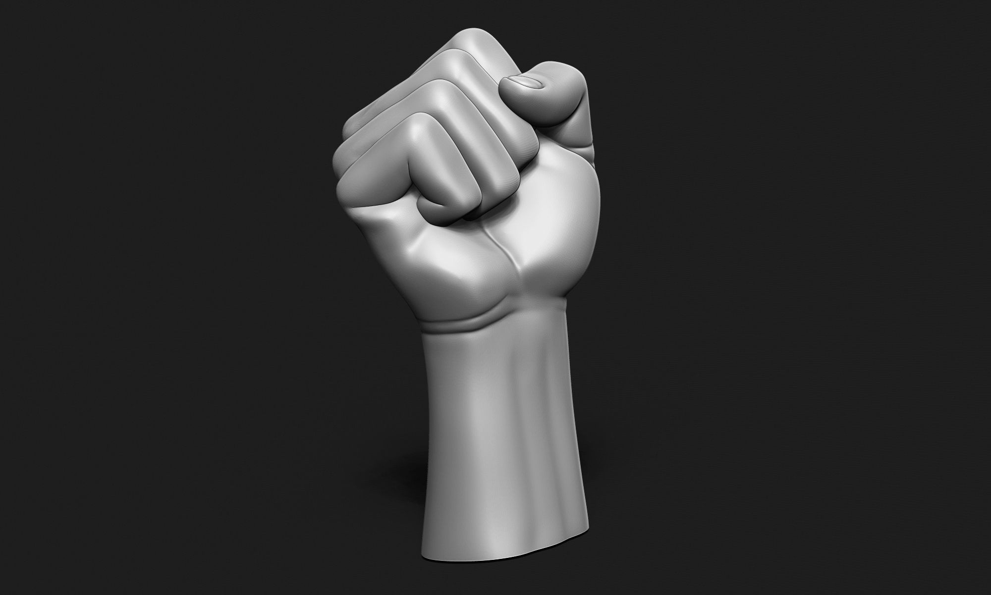 Fist Printable 3D print model_6
