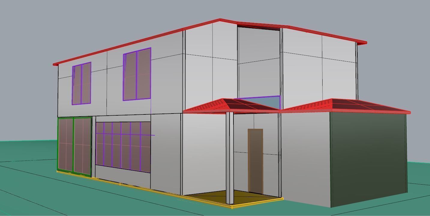 Dublex Villa in Suburbs  3D model_3