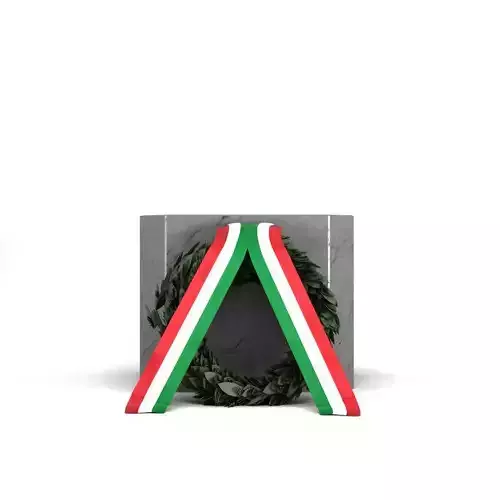 Laurel Rosette cockade and Ribbons