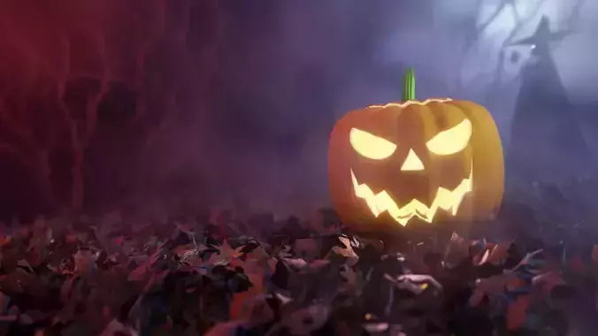 Halloween Haunted Scene