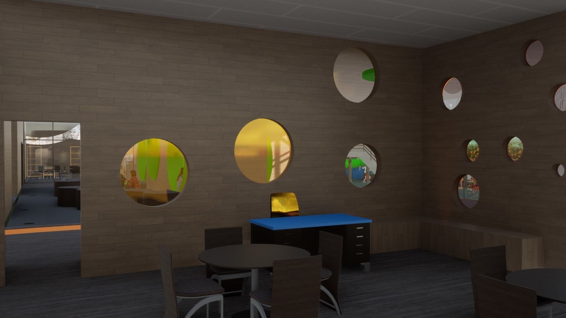 Revit Primary School and Kindergarten 3D model_15