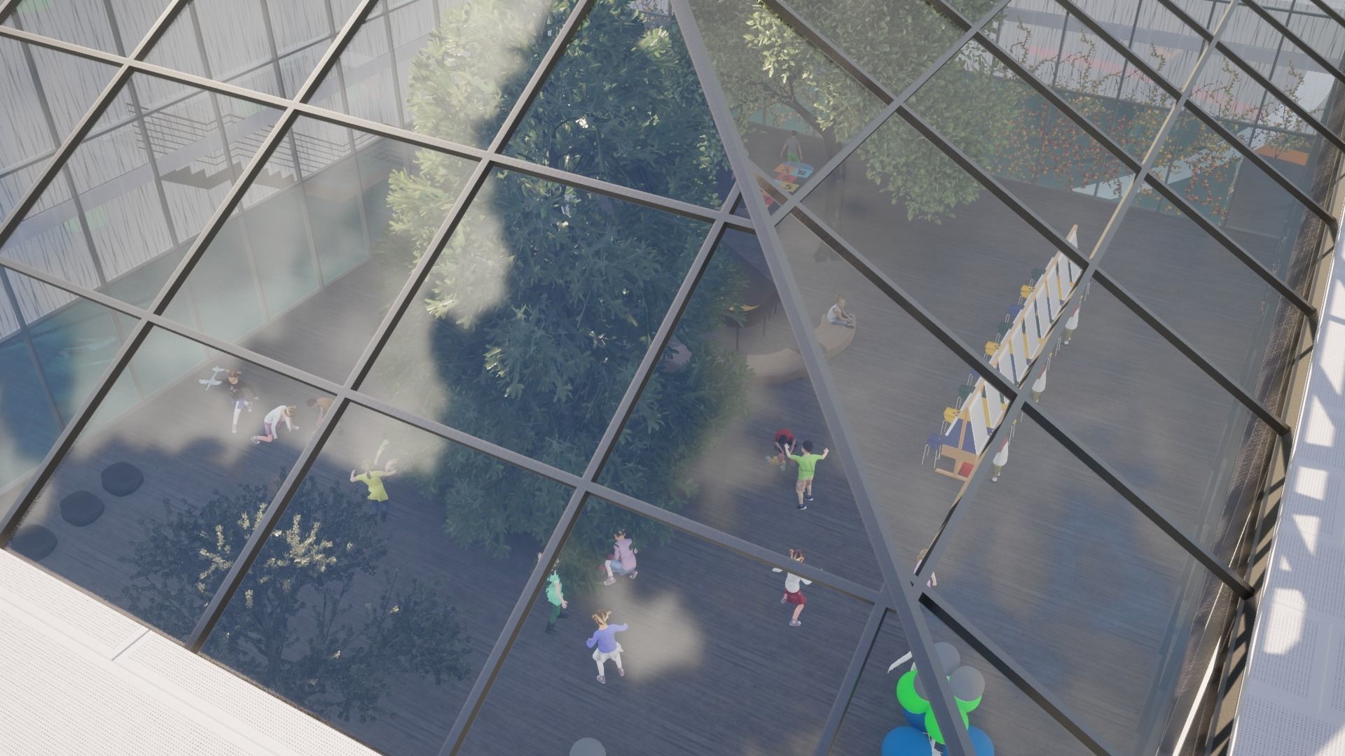 Revit Primary School and Kindergarten 3D model_13