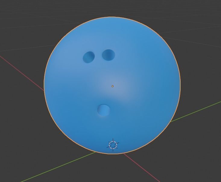 Bowling Ball 3D print model_3