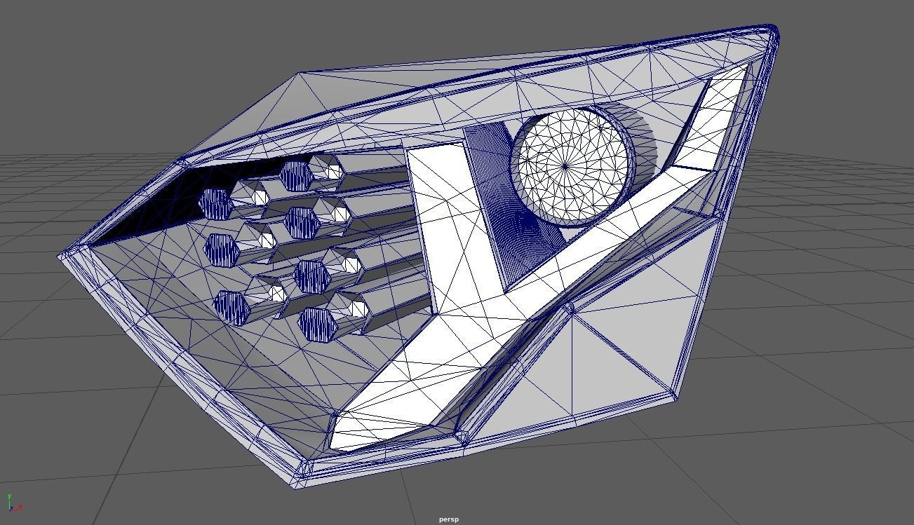 Headlights Rearlight Sport Car 02 3D print model_15