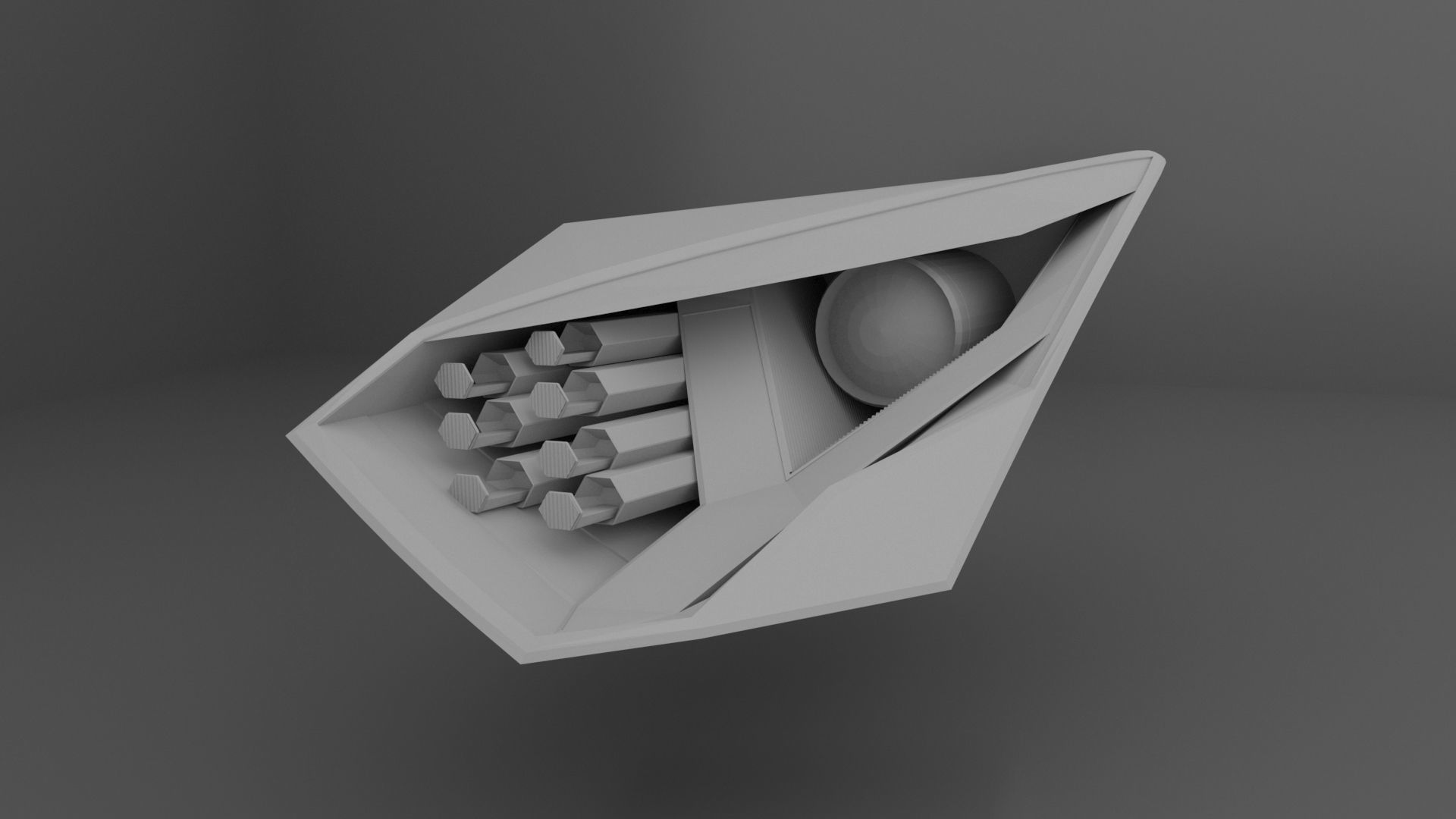 Headlights Rearlight Sport Car 02 3D print model_8