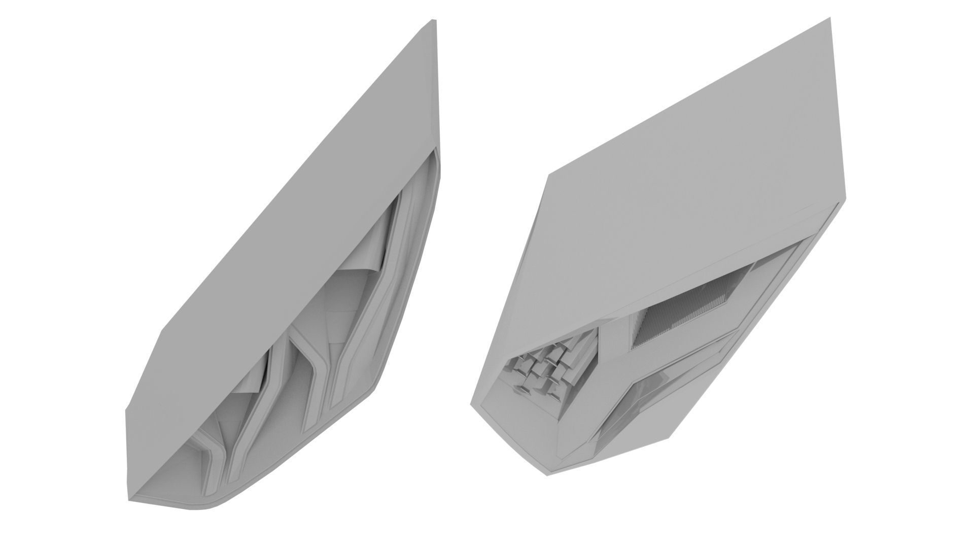 Headlights Rearlight Sport Car 02 3D print model_3