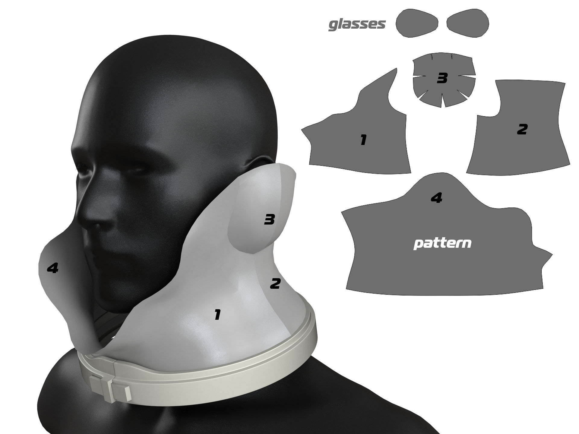 Combine Helmet from Half Life 3D model 3D printable CGTrader