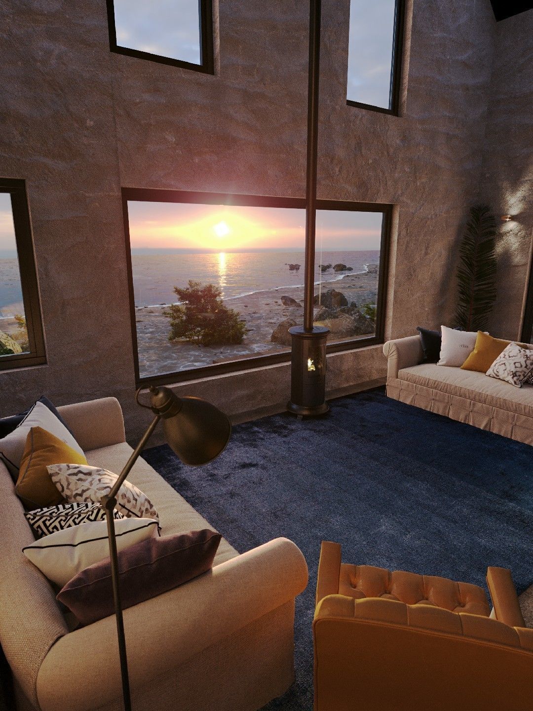 Beach Front Surf Chalet 3D model_1