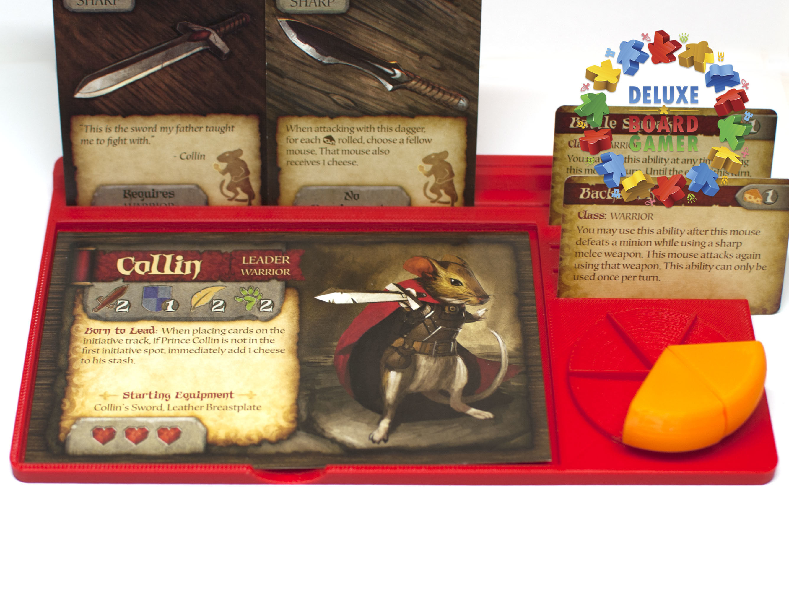 Mice and Mystics Hero Player Dashboard Organizer 3D print model_2