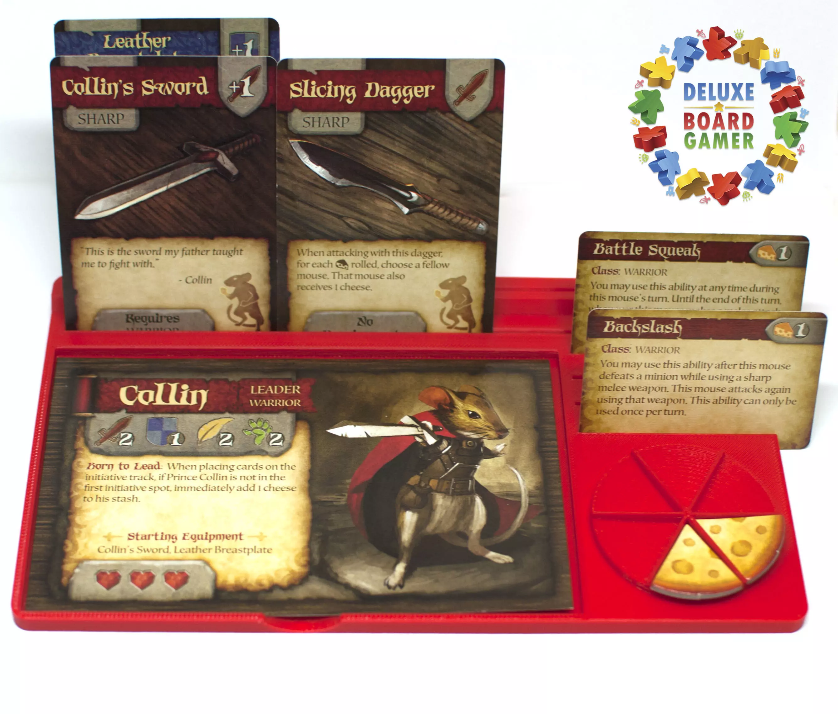 Mice and Mystics Hero Player Dashboard Organizer 3D print model_0