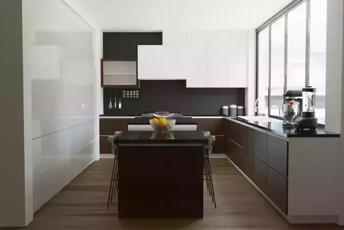 cocina minimalista 