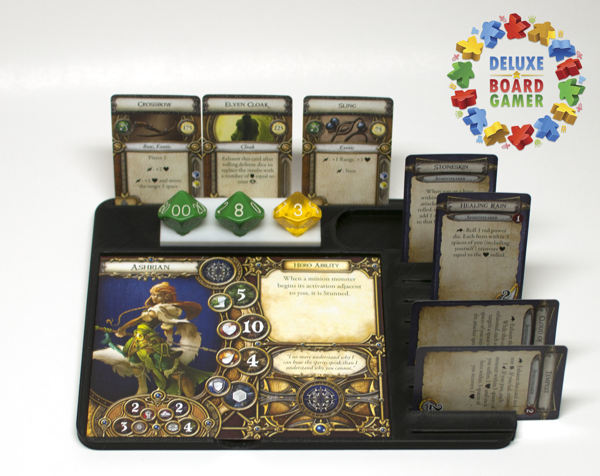 Descent Hero Dashboard -  Organizer 3D print model_1