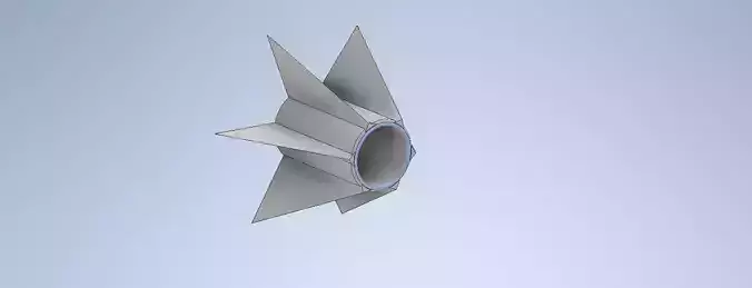 Rocket Model Fin Free 3D print model