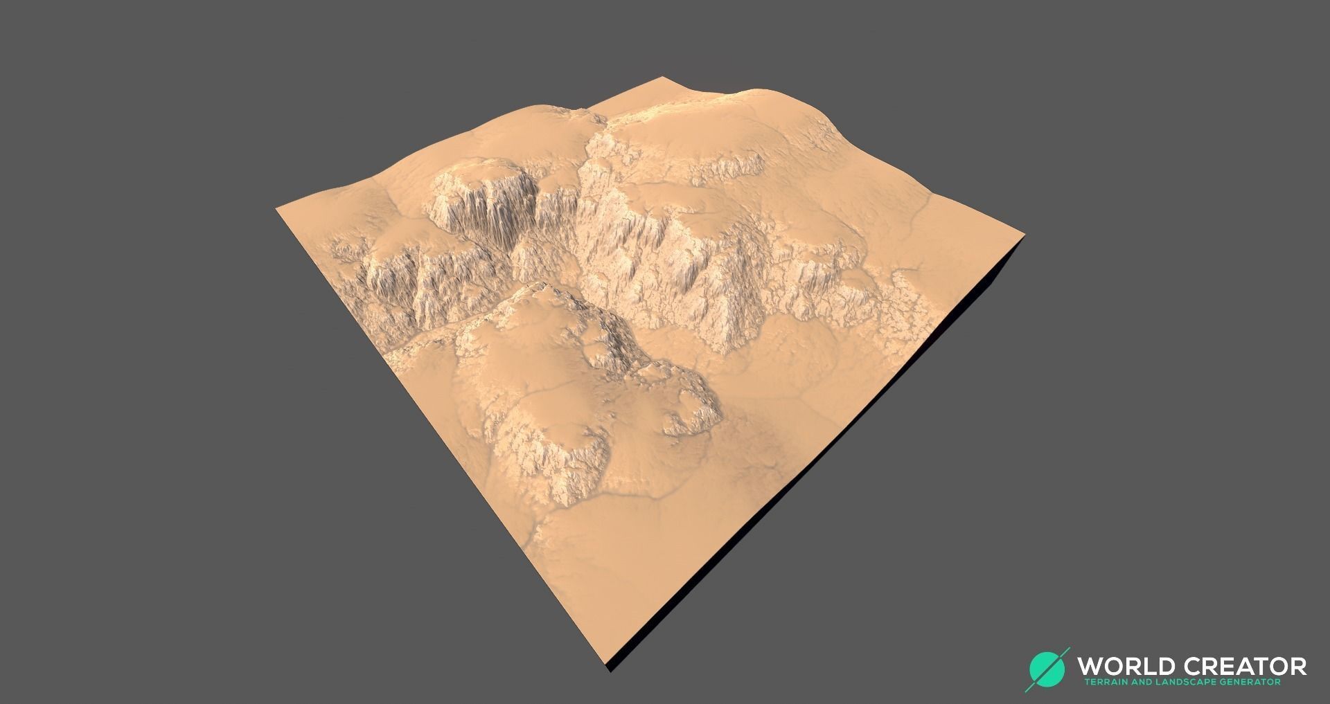 Canyon Cliff 03 3D model_1