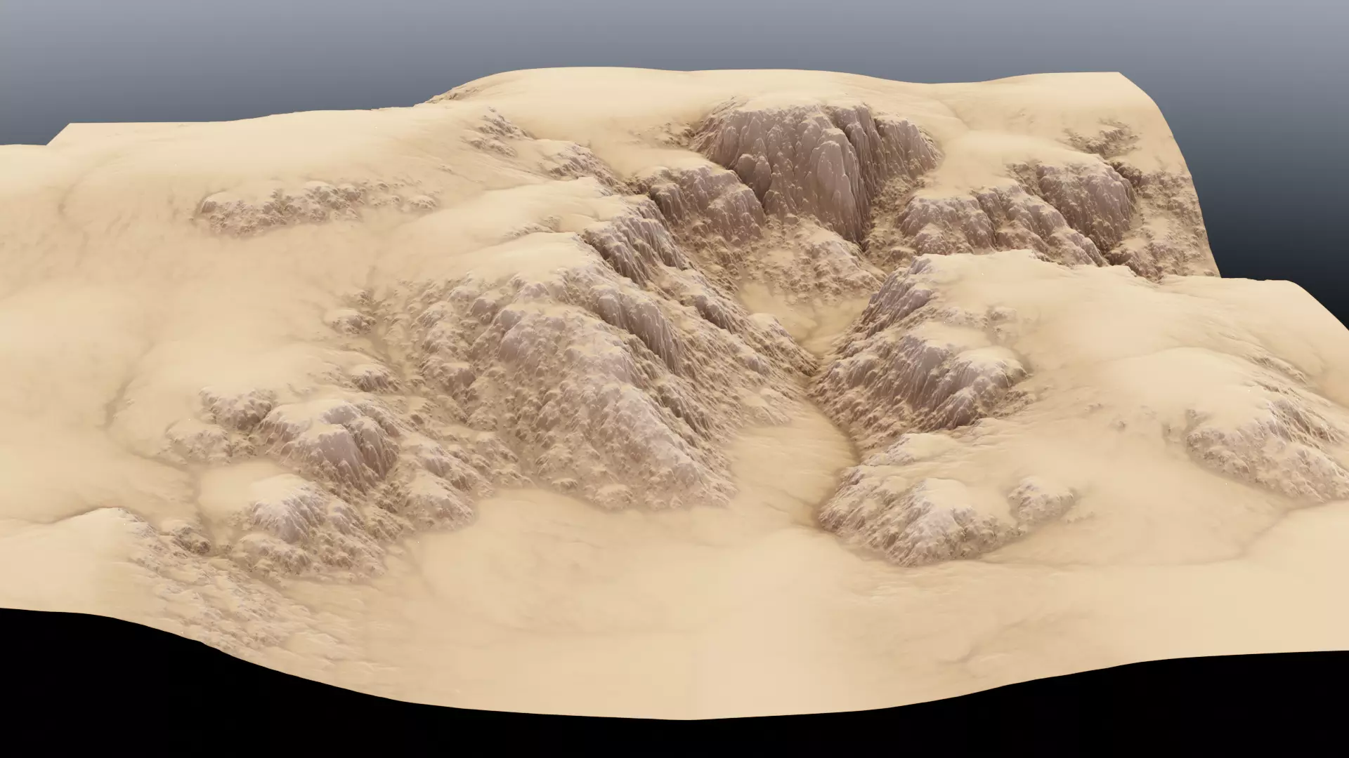 Canyon Cliff 03 3D model_0