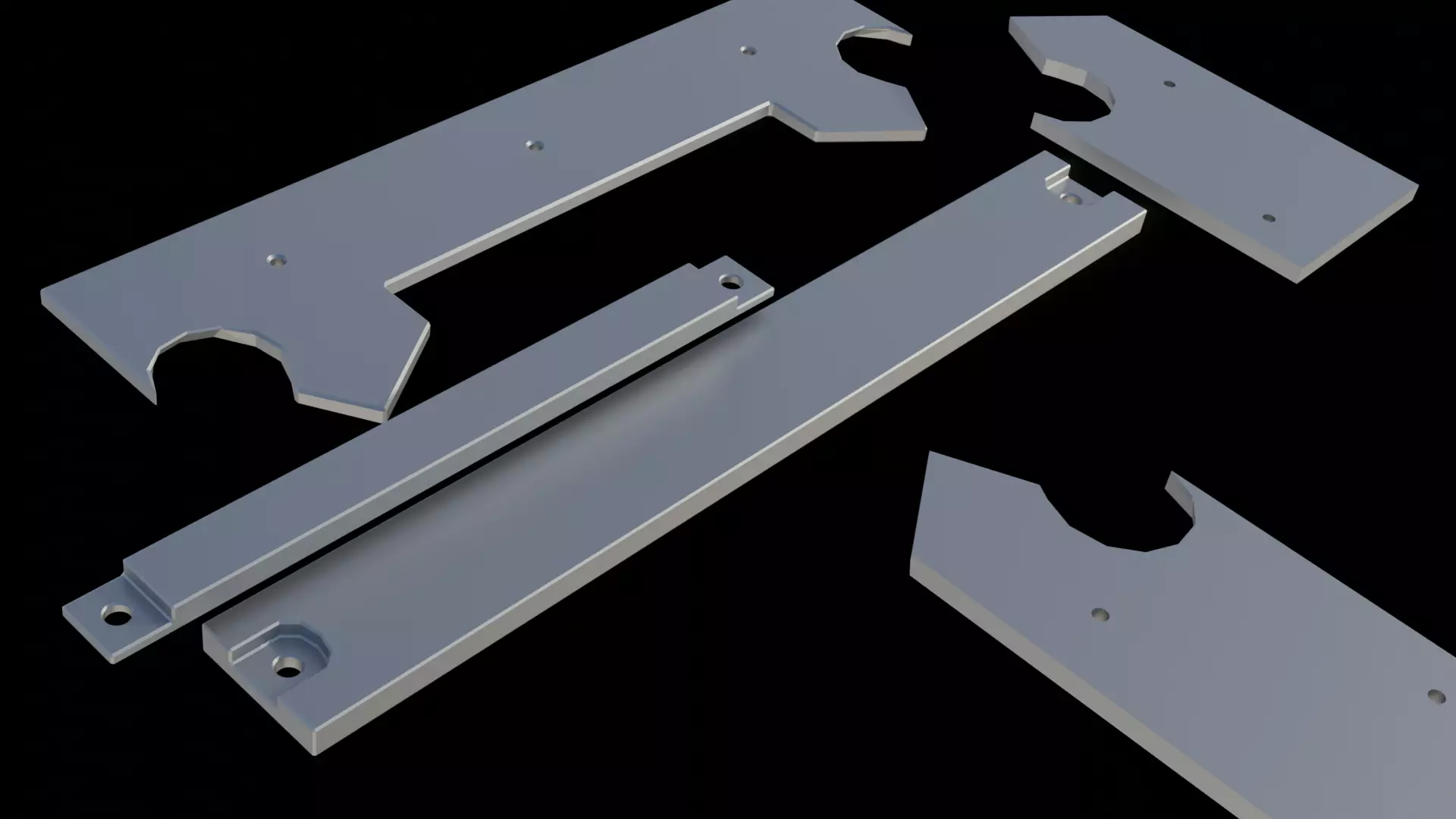 Airbus A320 BLANK Panels Ready to 3d Print 3D print model_0