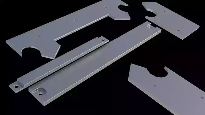 Airbus A320 BLANK Panels Ready to 3d Print