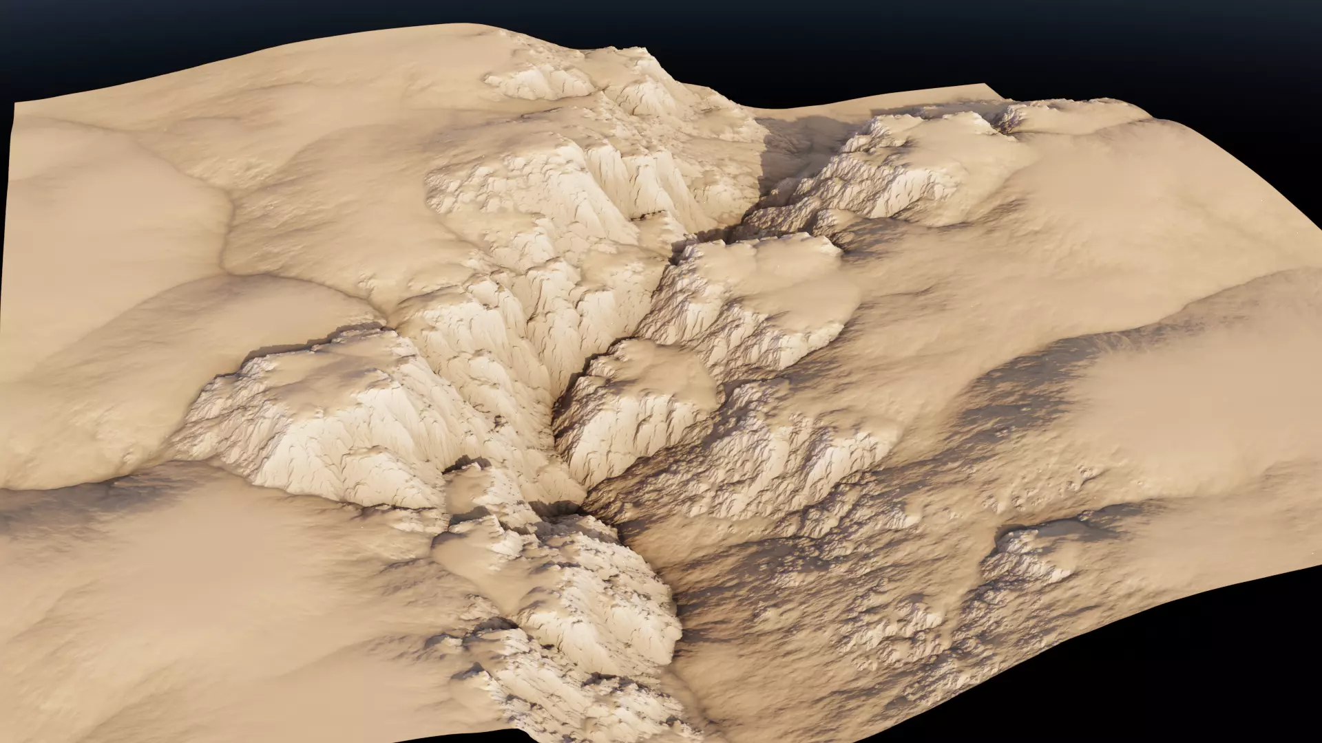 Canyon Cliff 04 3D model_0