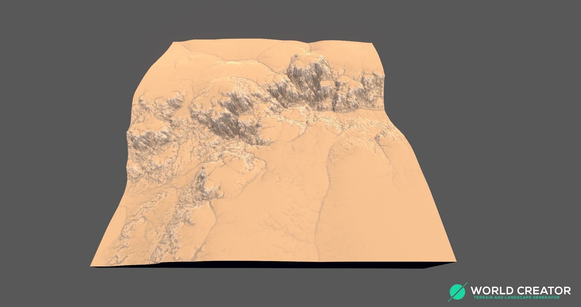 Canyon Cliff 04 3D model_1