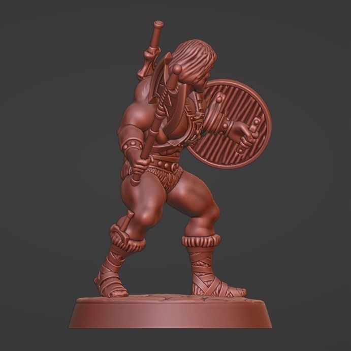 Classic He-Man figure  3D print model_7