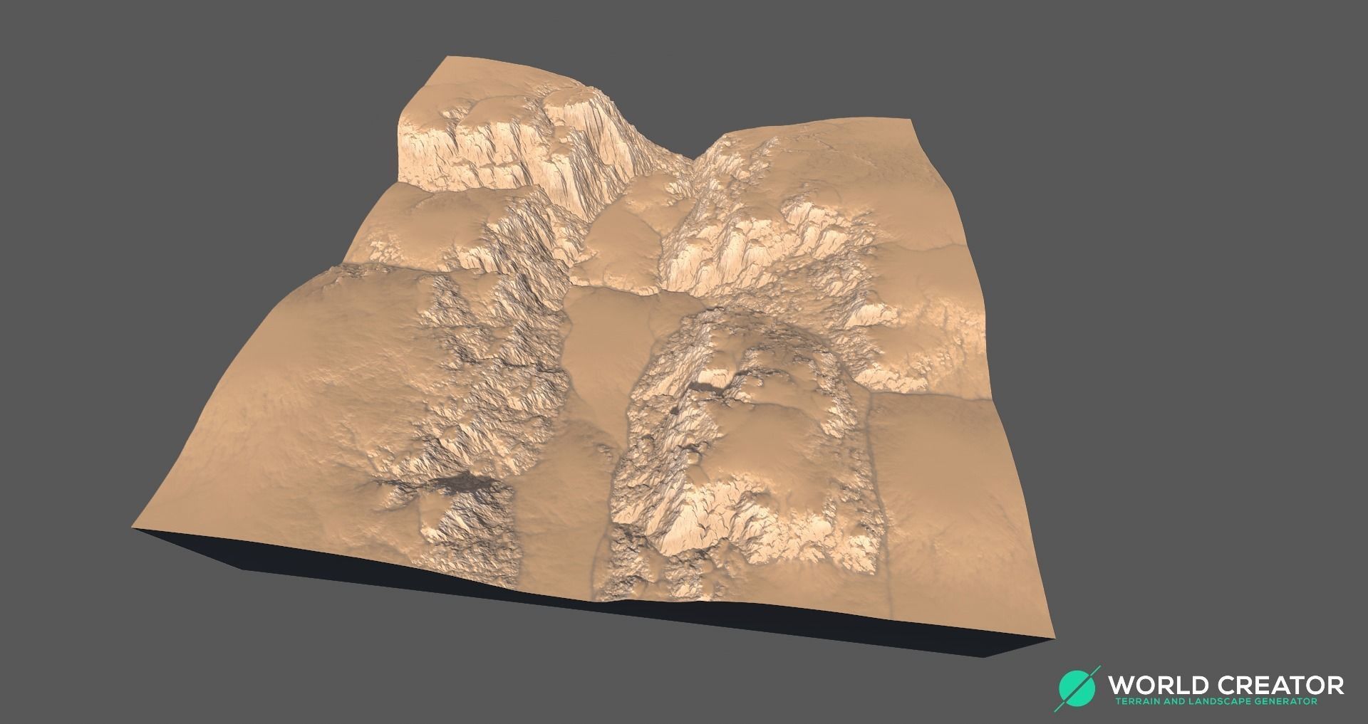 Canyon Cliff 05 3D model_1