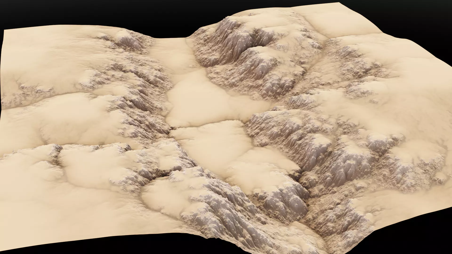 Canyon Cliff 05 3D model_0
