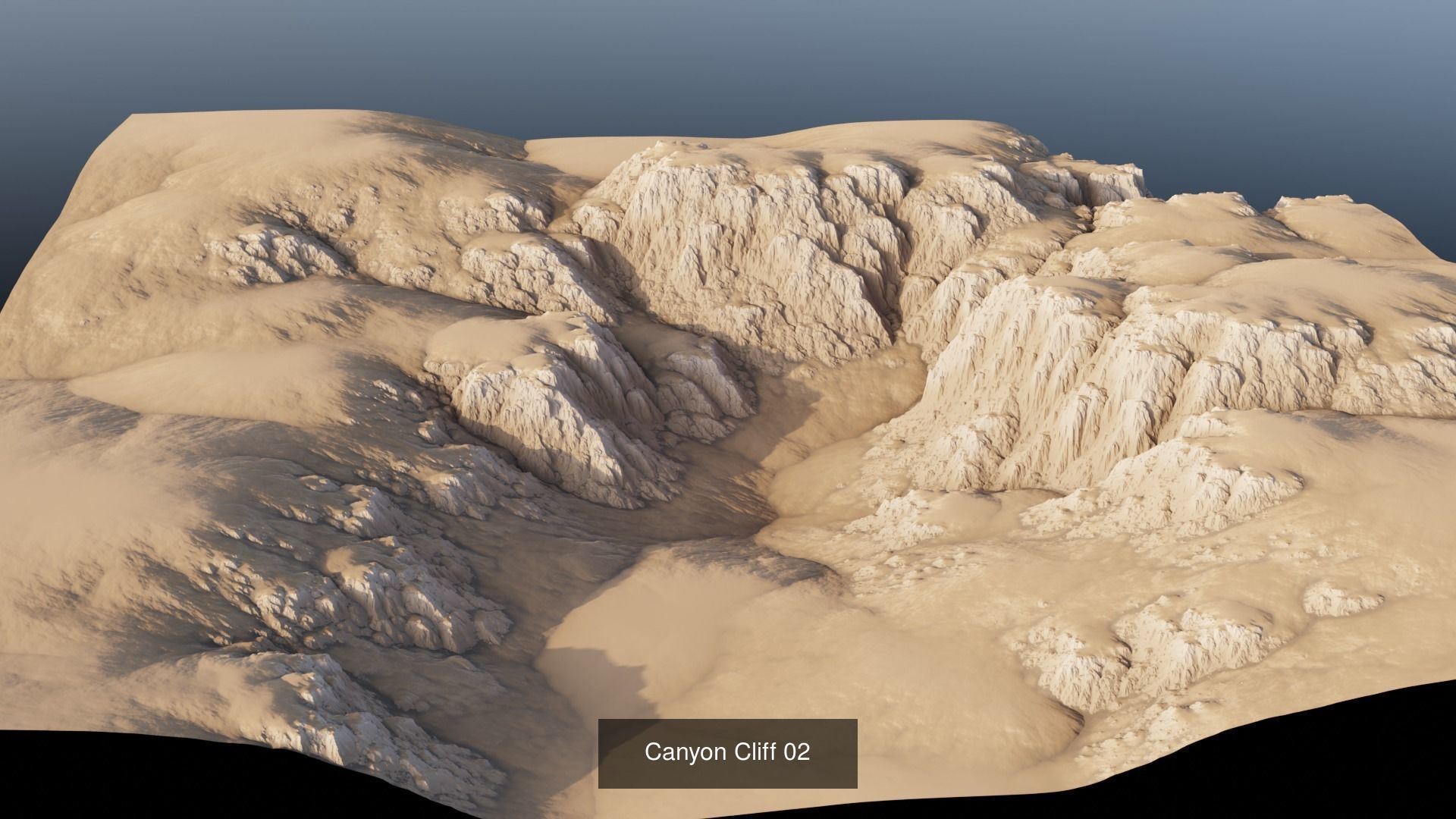 Canyon Cliff 3D Model Collection_2