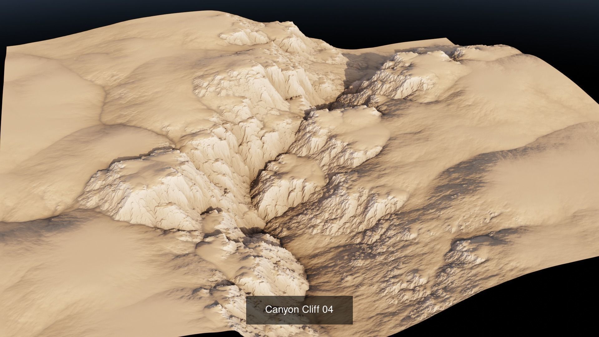 Canyon Cliff 3D Model Collection_4