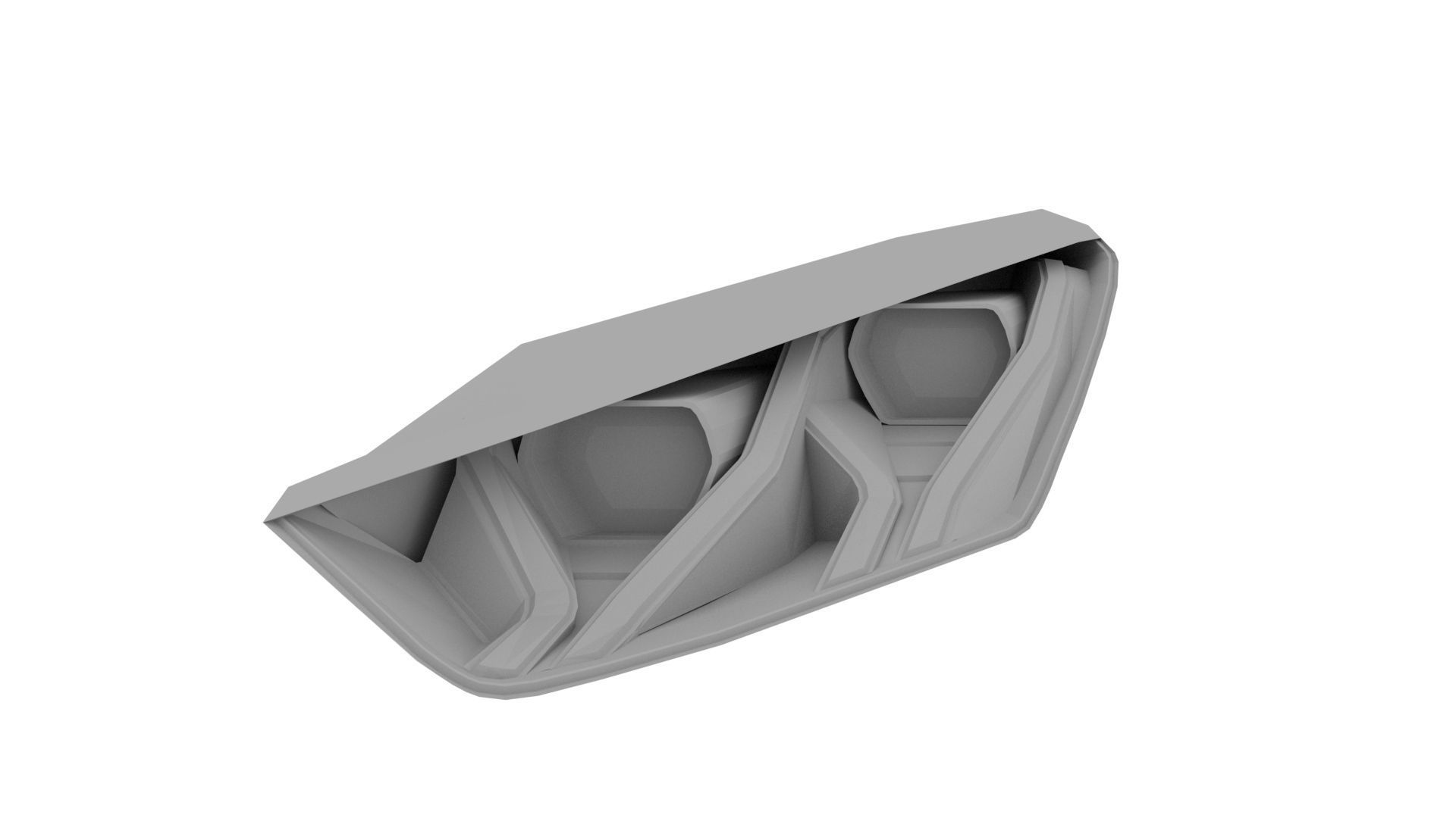 Headlights Sport Car 01 3D print model_2