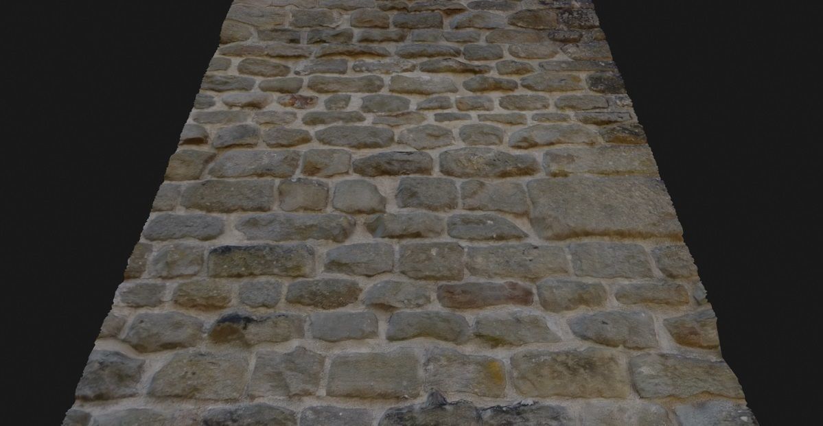 Stone Wall 3D Model Low-poly 3D model_11