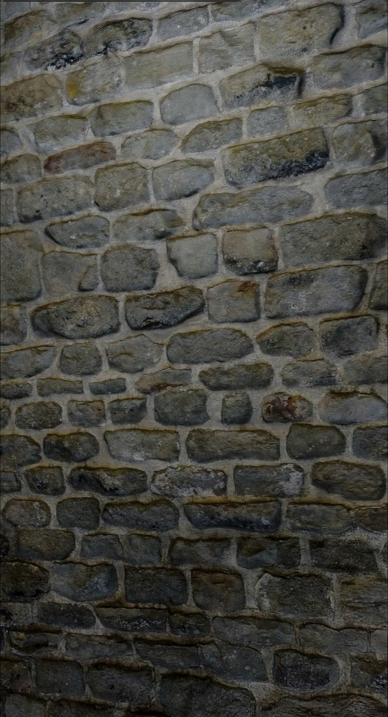 Stone Wall 3D Model Low-poly 3D model_6