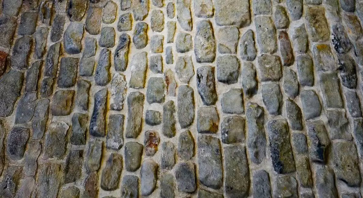 Stone Wall 3D Model Low-poly 3D model_0