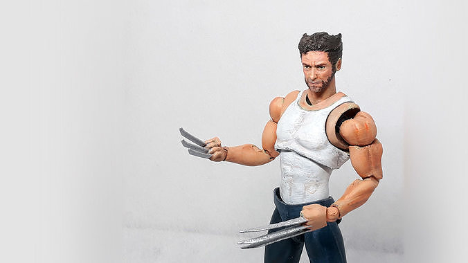 wolverine action figure 3D print model